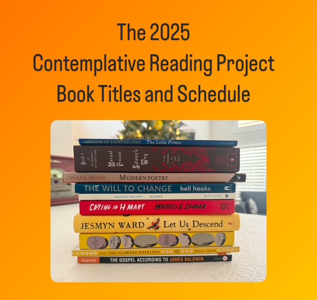 2025 Contemplative Reading Project Book Titles & Schedule 